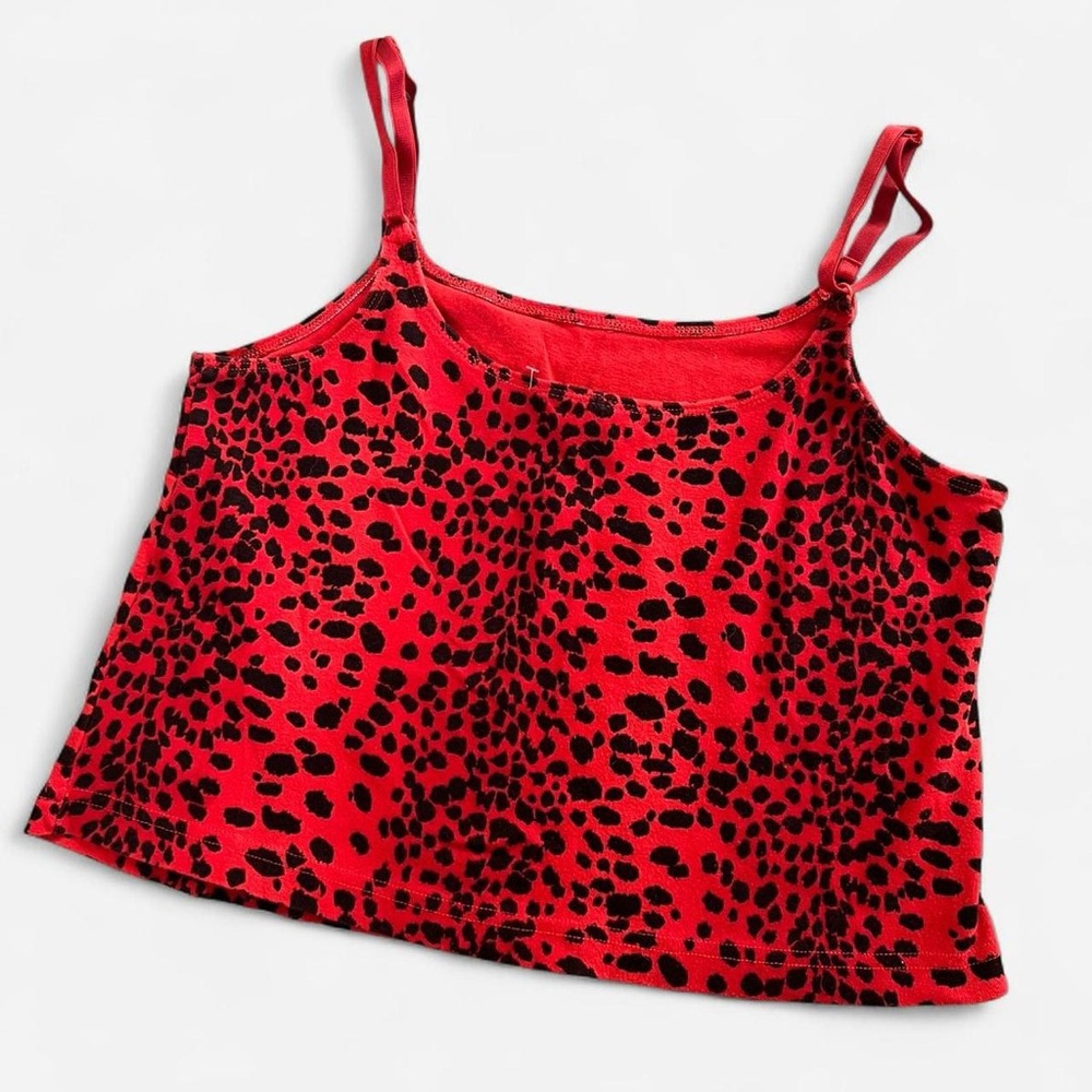 Y2K Victoria's Secret Red and Black Camisole - Picture 4 of 5